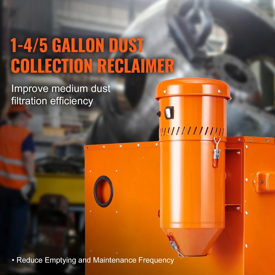 Uimoso 1.8 Gallon Dust Collector 1200W Dust Collection System Media Reclaimer - Image 2 of 4