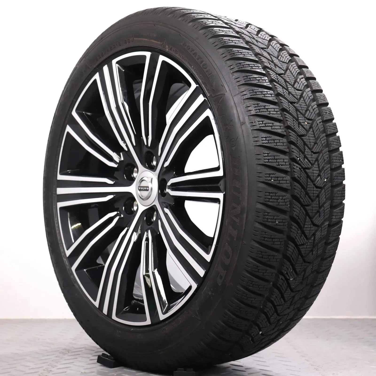 Ruote invernali Volvo V60 S60 18 pollici cerchi in lega originali 31471312 pneumatici invernali 8,5 mm foto 6