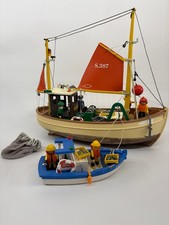 Playmobil Fschkutter 3551 Susanne und Ariane 5131 mit vielen Seeleuten