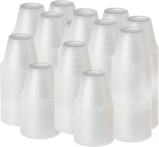 2000 Count 1 Oz. Disposable Graduated Plastic Medicine Cups