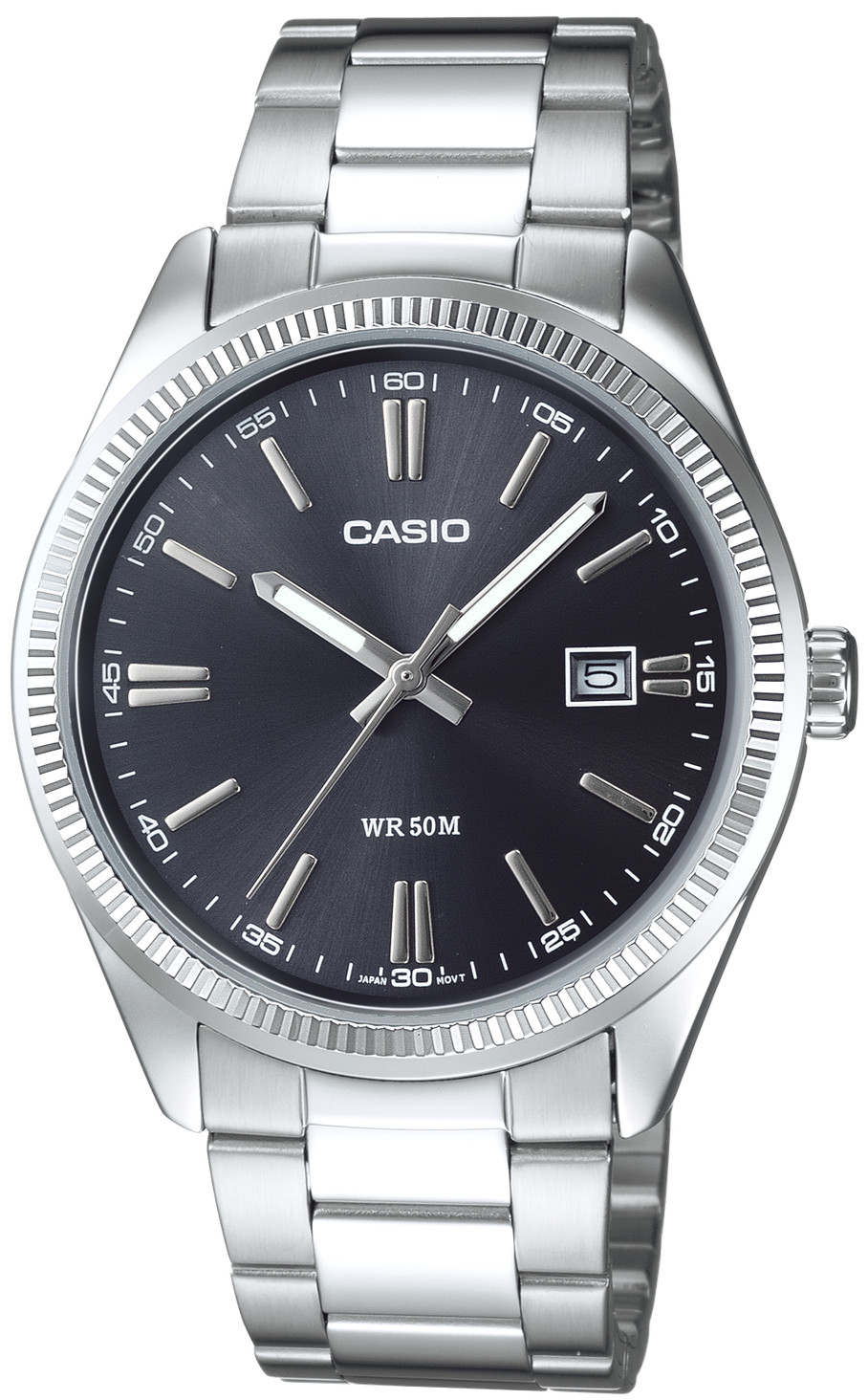CASIO Vintage MTP-1302D-1A1VDF Men Analog Stainless Steel Watch Original New