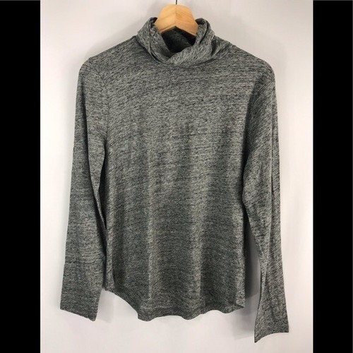 Whisper Cotton Turtleneck Gray F7187 