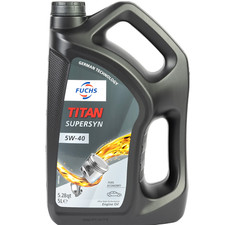 Fuchs Engine Oil Titan Supersyn Long Life 5w-40 Fully Synthetic Fuel Economy 5L 7.90 per litre