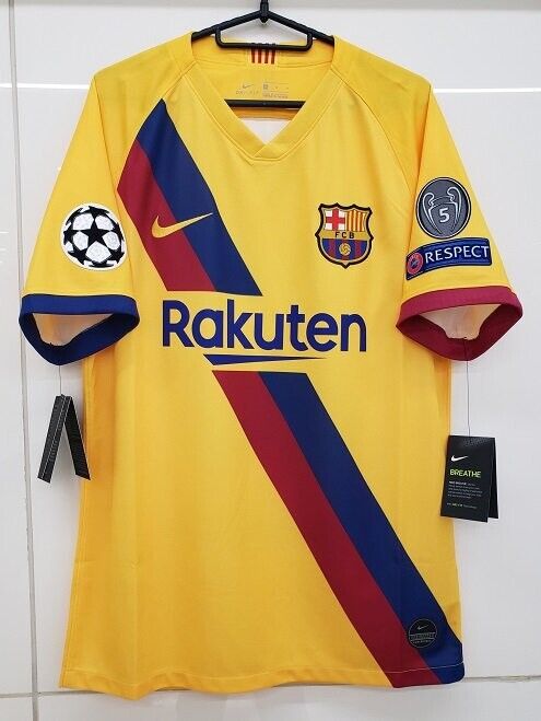 NWT Barcelona Messi 2019 2020 Away Official Jersey UEFA CL NWT Barcelona Messi 2019 2020 Away Official Jersey UEFA CL