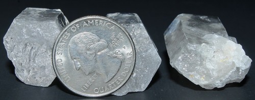3 Brazilian Clear Quartz Points / 1.83, 1.80 & 1.71" / 2.8 oz (79.37 gr) / 1799 - Picture 9 of 10