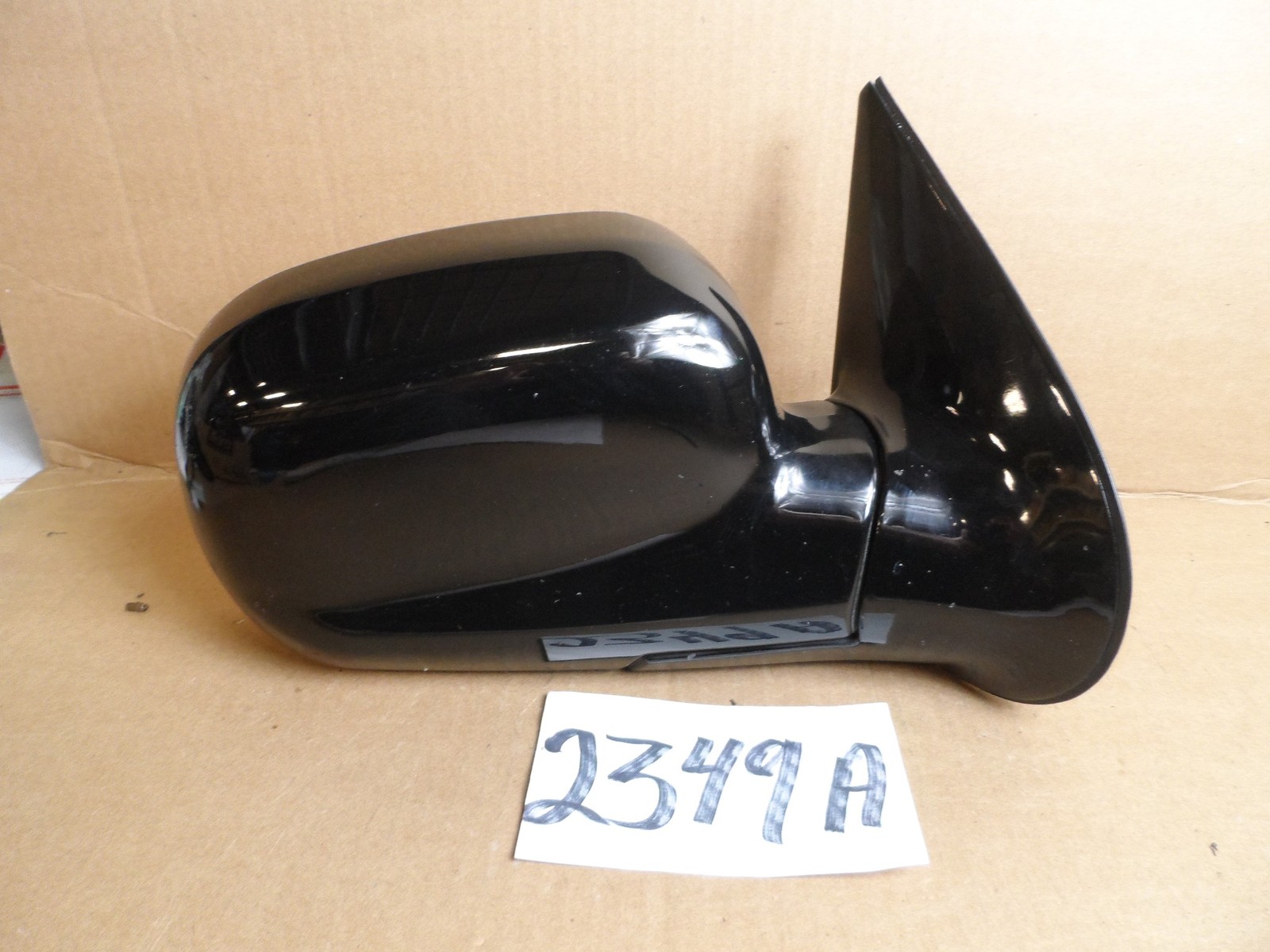 01 02 03 04 05 06 Santa Fe  PASSENGER side Mirror Used Power Black #2349-A