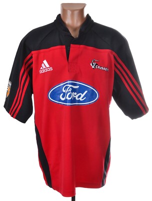 Crusaders ラガーシャツ adidas 赤 CRUSADERS 2003 RUGBY UNION SHIRT ADIDAS SIZE XL | eBay