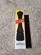 Vintage Mr. Dudley/Gessner PepperMill 12" Glossy Walnut #MRD8CS12PGW MSRP $45