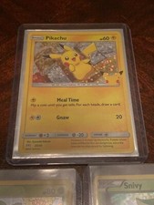 POKEMON 25th ANNIVERSARY MCDONALD'S FULL HOLO 1-25 SET IN PROTECTORS