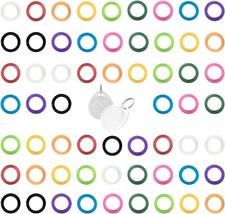 60 Pack Key Covers Caps Color Identifiers Rings Standard Regular Flat House Keys