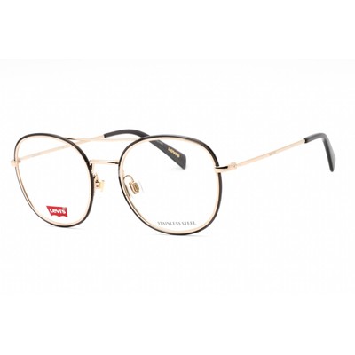 Levi's Unisex Eyeglasses Gold Grey Metal Full Rim Frame LV 1025 02F7 00
