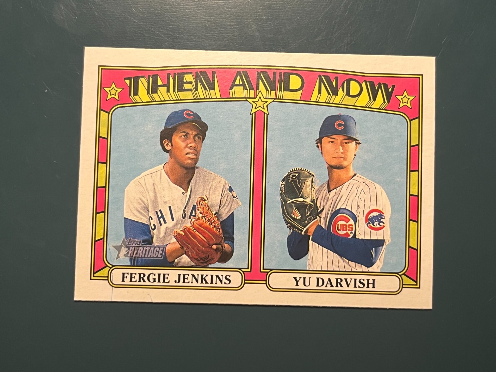 2021 Topps Heritage - Fergie Jenkins Yu Darvish Then and Now #TN-3 Insert