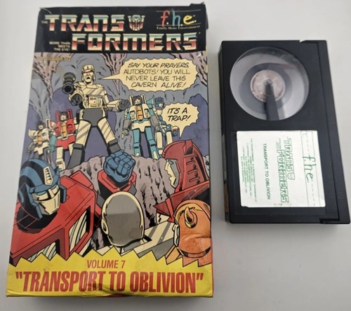Transformers G1 Transport to Oblivion Vol 7 (1985) Betamax Big Box Not VHS