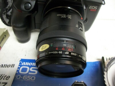 Canon EOS 620 Film Camera with 300ez Speedlite and 2 Filters
