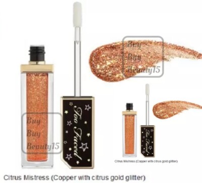 Too Faced Tutti Frutti Twinkle Twinkle Liquid Glitter Eyeshadow(Citrus Mistress)