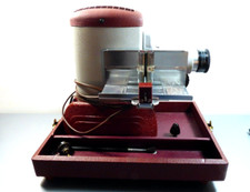 VTG Ampro Chicago Slide Projector Changer Ampromatic 500 Airequipt Carrying Case