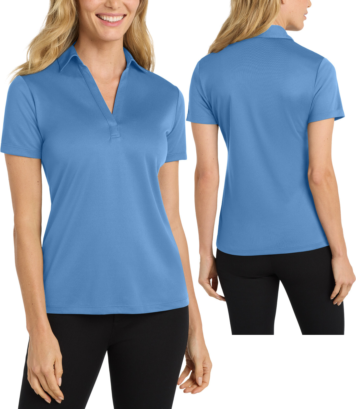 Ladies SNAG RESISTANT Dri Fit Moisture Wicking Polo Shirt Wo