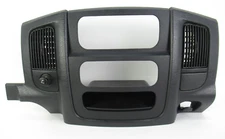 DODGE RAM 1500 2500 TRUCK DASH RADIO CLIMATE CONTROL VENT BEZEL BLACK 2002-2005