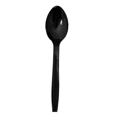 Spoons Heavy Duty Disposable 1000PCS Bulk in White/Black