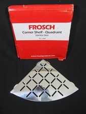 FROSCH Shower Shelf Corner - Quadrant Stainless Steel, Polished 8-5/8"