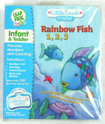Leapfrog Rainbow Fish  1,2,3 Little Touch Leap Pad-game