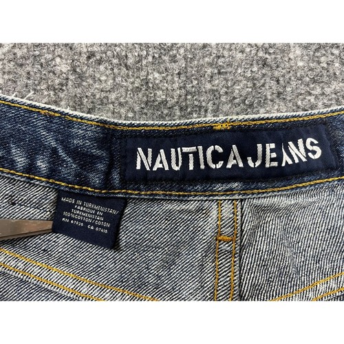 Nautica Men's Carpenter Y2K Shorts Grunge Skater Workwear Jorts Size 32 - Picture 5 of 13