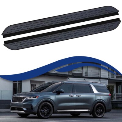 Fits KIA Carnival 2021-2024 Side Step Running Board Nerf Bar Stairs w/Brackets