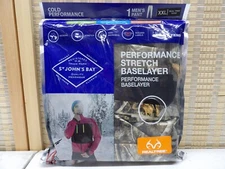 Men's St John's Bay Real Tree Stretch Performance Baselayer Long John's Pant XXL