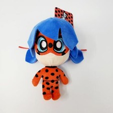 Zag Miraculous Tales of Ladybug Cat Noir Mini Plush Clip Ons : YOU CHOOSE