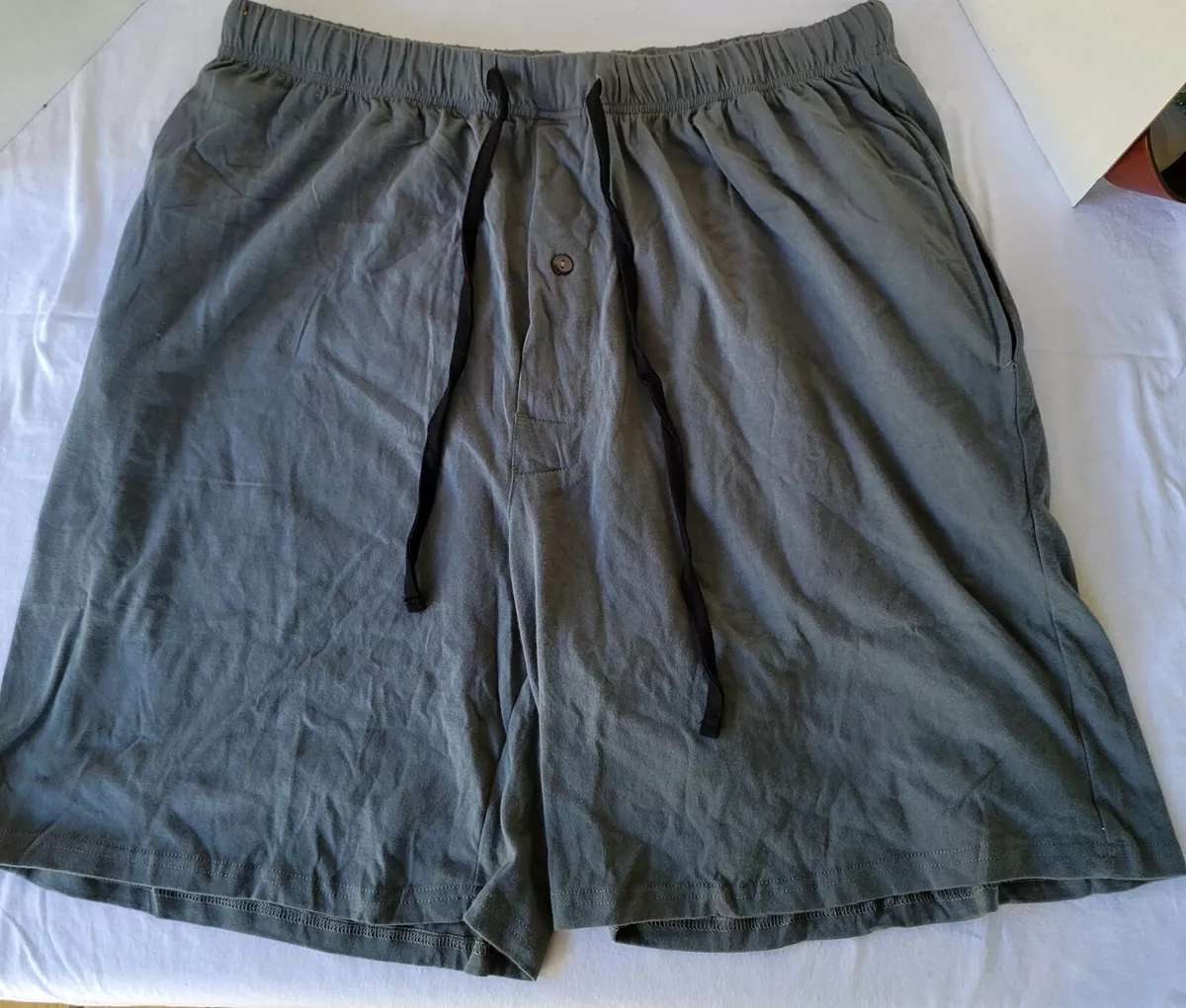 P.J. Pants Shorts 100 Cotton Lounge Shorts Royal Class Gray Size