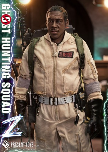 In Stock New PRESENT TOYS PT-sp58 Ghost Hunting Zeddemore 1/6 Action Figure! - Picture 4 of 9