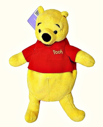 MOCHILA MUÑECA DE FELPA WINNIE THE POOH con licencia de Disney Personaje Juguete BOLSO DE MANO NUEVO! - Imagen 3 de 4