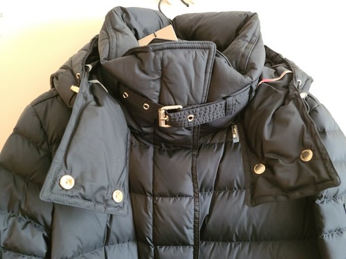*Neu mit Etikett* Burberry Damen Parka mit Kapuze gesteppt gefütterter Daunenmantel Jacke marineblau US L - Bild 7 von 12