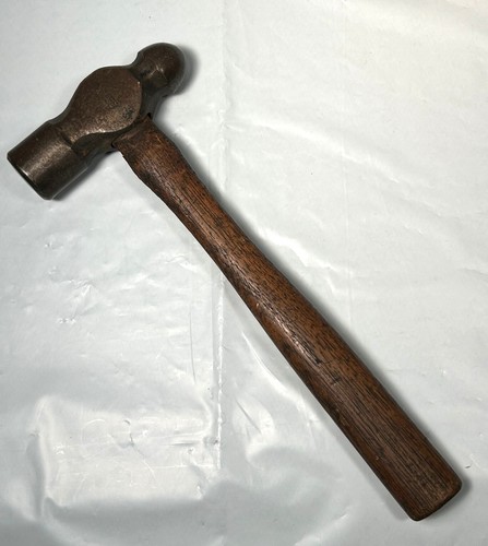Vintage Plumb 32 Unze Kugelhammer Hergestellt in den USA Holzgriff Werkzeug. - Bild 3 von 4