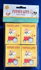 MEMORY GAME / 8 Decks of Memory Cards / Party Favors / Age 2+ / Amscan Inc.