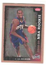 2008-09 Fleer J.J. Hickson #219 RC