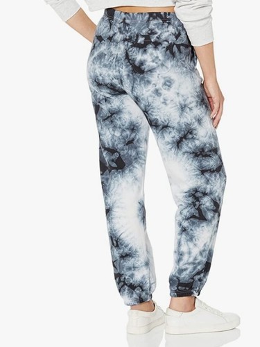 CHAMPION WOMEN'S GALAXY DYE SWEATPANT - MEDIUM - BLACK/WHITE - Picture 2 of 3