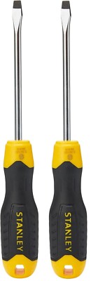Stanley Cushion Grip 2er Pack Schraubendreher Flared Magnetspitze 5,5 mm x 100 mm
