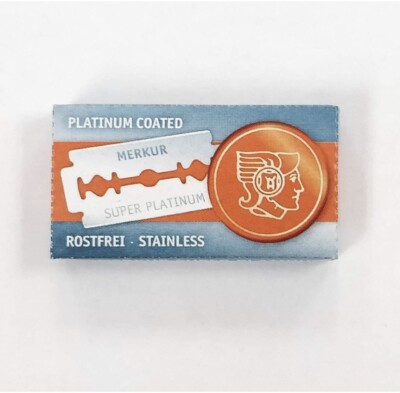 Merkur Super Platinum Stainless Blades, 10 Blades