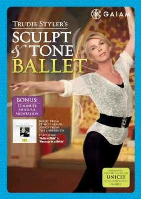 TRUDIE STYLER'S SCULPT & TONE BALLET DVD JAMES D'SILVA BARRE WORKOUT EXERCISE 