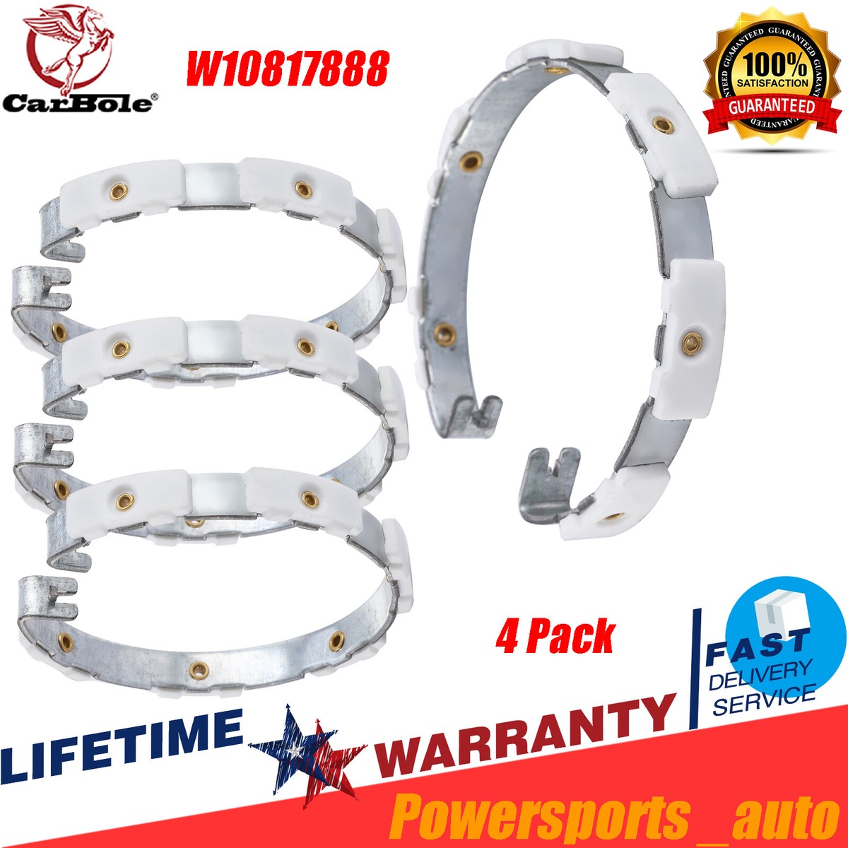 Fascia Frizione 3951993 2 Fascie Frizione Per Lavatrice Whirlpool - Ricambi W10817888, Compatibili Con Molti Modelli Confezione 2 Pezzi Frizione - Foto 13