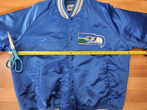 🙂 Chaqueta Hechizo Estilo Inicial Chalk Line Lrg Seattle Seahawks ¡COMO NUEVA! - Imagen 10 de 12