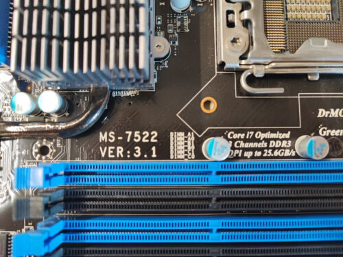 MSI X58 PRO-E - LGA1366 - mit I/O Shield - MS-7522 V3.1 - Bild 8 von 11