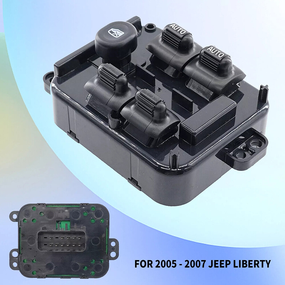 FOR 05-07 JEEP LIBERTY DRIVER SIDE MASTER POWER WINDOW CONTROL SWITCH ASSEMBLY