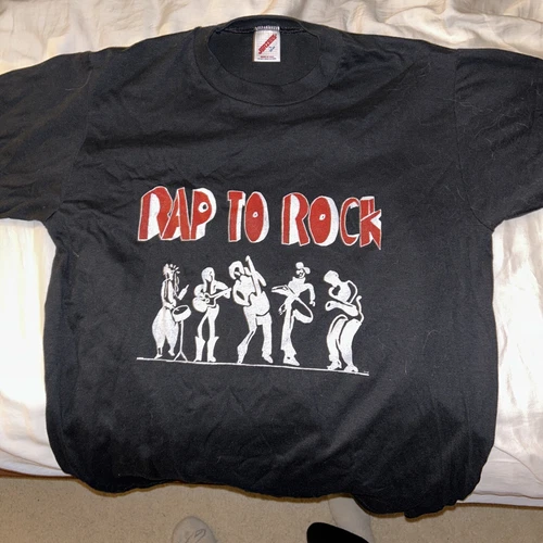 Vintage Rare 90’s 1990’s Rap to Rock festival tee t shirt si 1990s vintage concert t-shirt, vintage, size L, single stitch, B+ condition