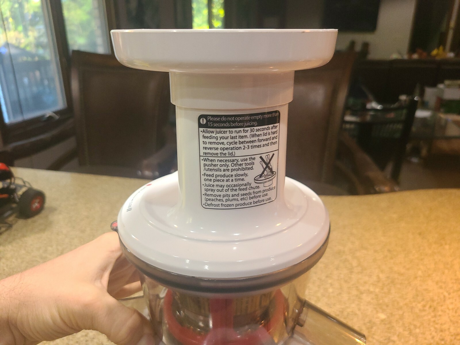 Kuvings Silent Juicer NUC Model # UL-110 White