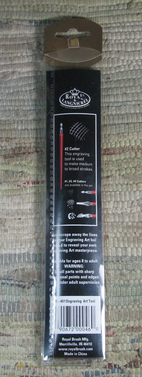 Royal & Langnickel Kratzstift Für Scrapbooking & Gravur – Mittlere Bis Breite Linien, 1 Stück