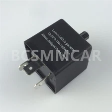 3 Pin LED Flasher Relay Adjustable For Car Turn Signal Light Bulbs Waterproof