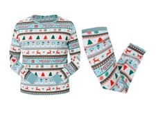 NEW MERRY MOMENTS Men's Holiday Pajamas, Medium, FREE SHIPPING