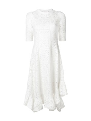 white christmas dresses Chloe Hand-Crochet Dress in Cream main image 1
